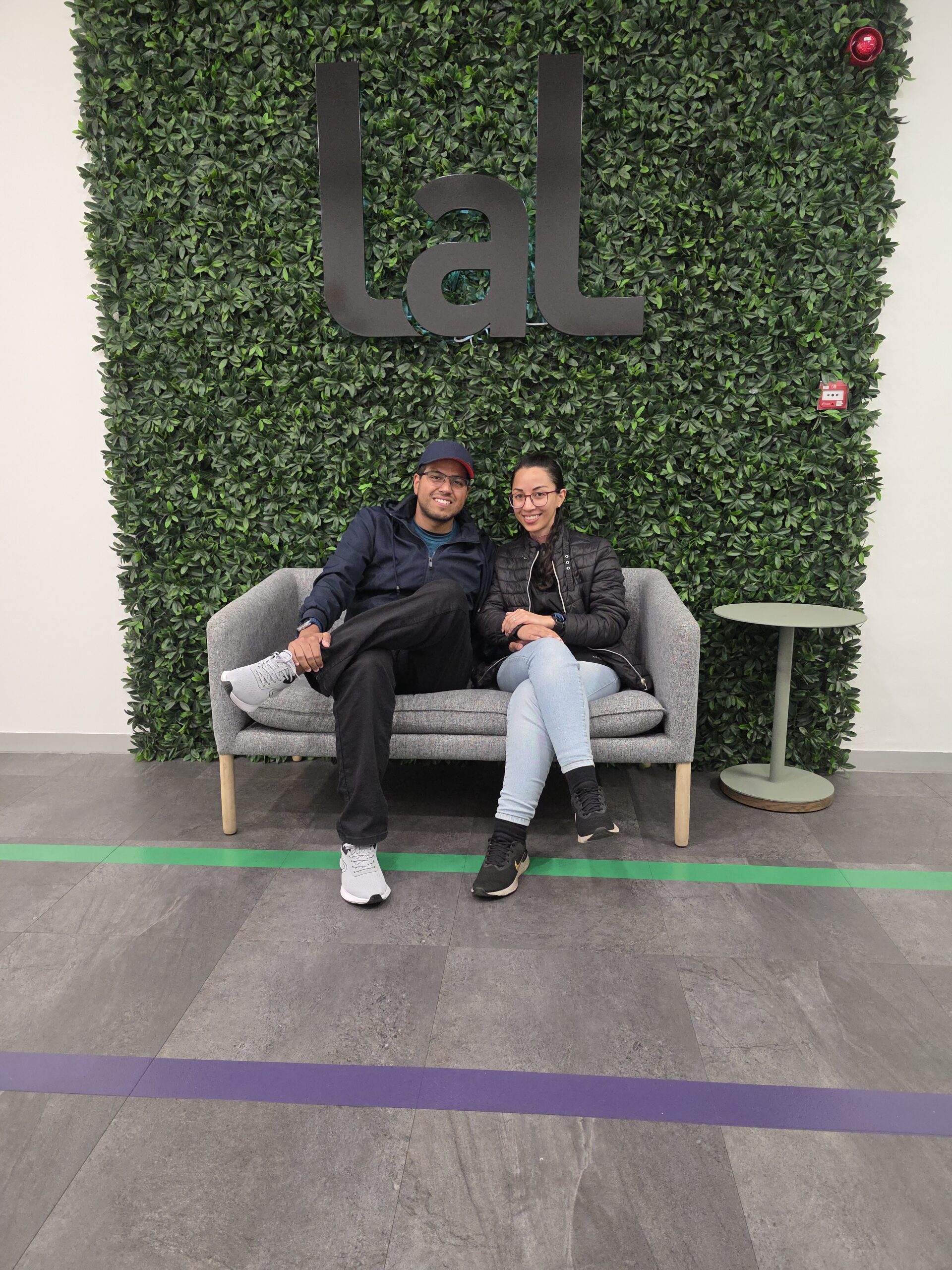 Talita e Leonardo na África do Sul