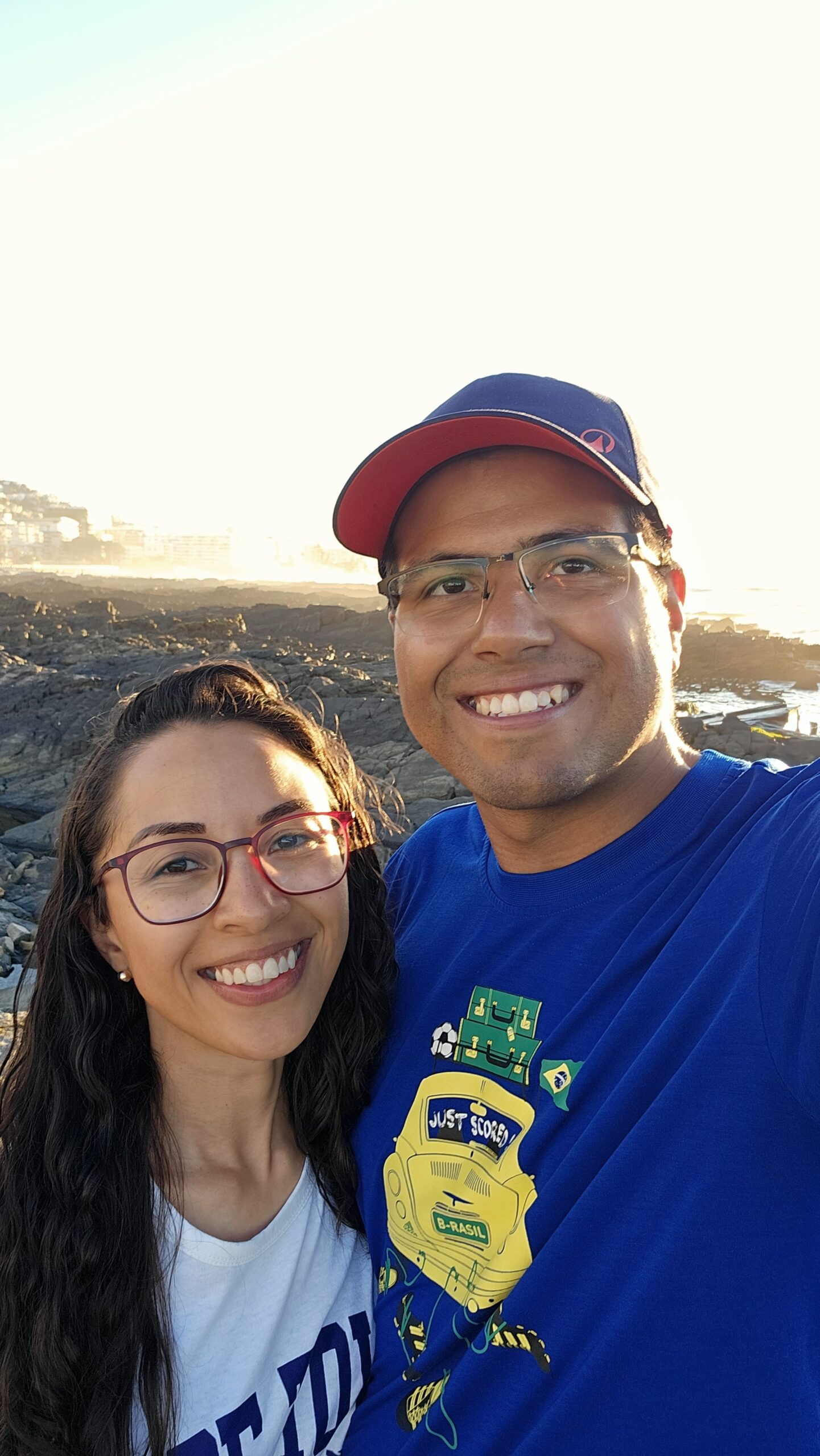 Talita e Leonardo em viagem