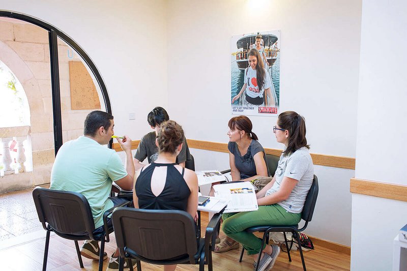 Sala de aula em Malta