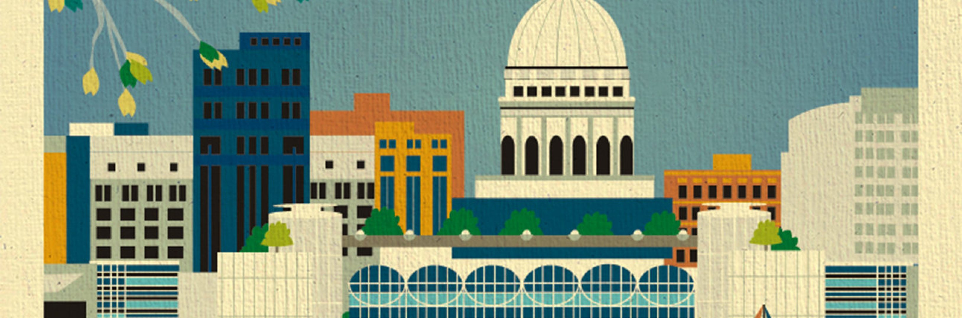 Poster, Print, Greeting Card illustration